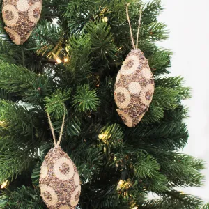 110 CM Polka Dots Olive Ornaments - Brown (3 PCS)