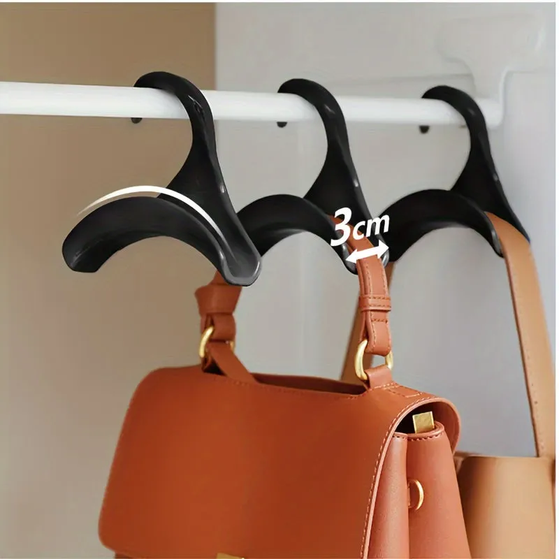 5pc Bag Hanger Set Closet Purse Hooks in WhiteGrey