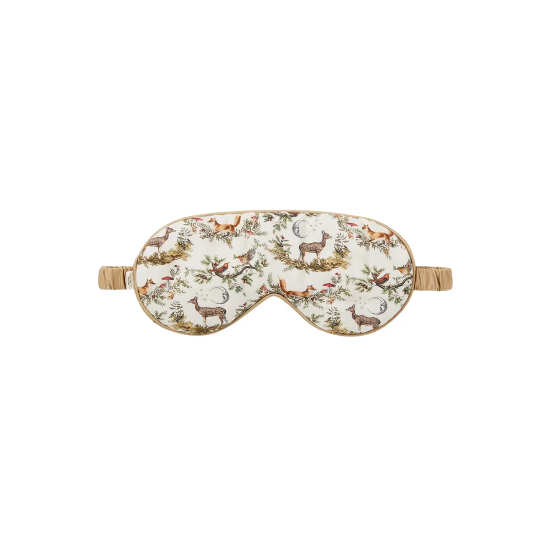 A Night's Tale Woodland Sleep Mask in Crystal Grey