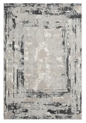 Abdera Modern Design Black Rug-4006