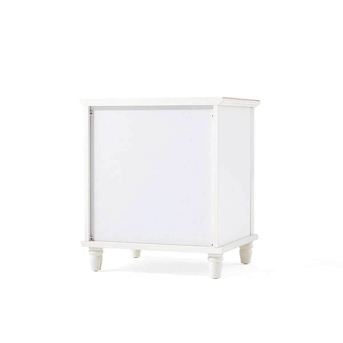 American Minimalist White Bedside Cabinet