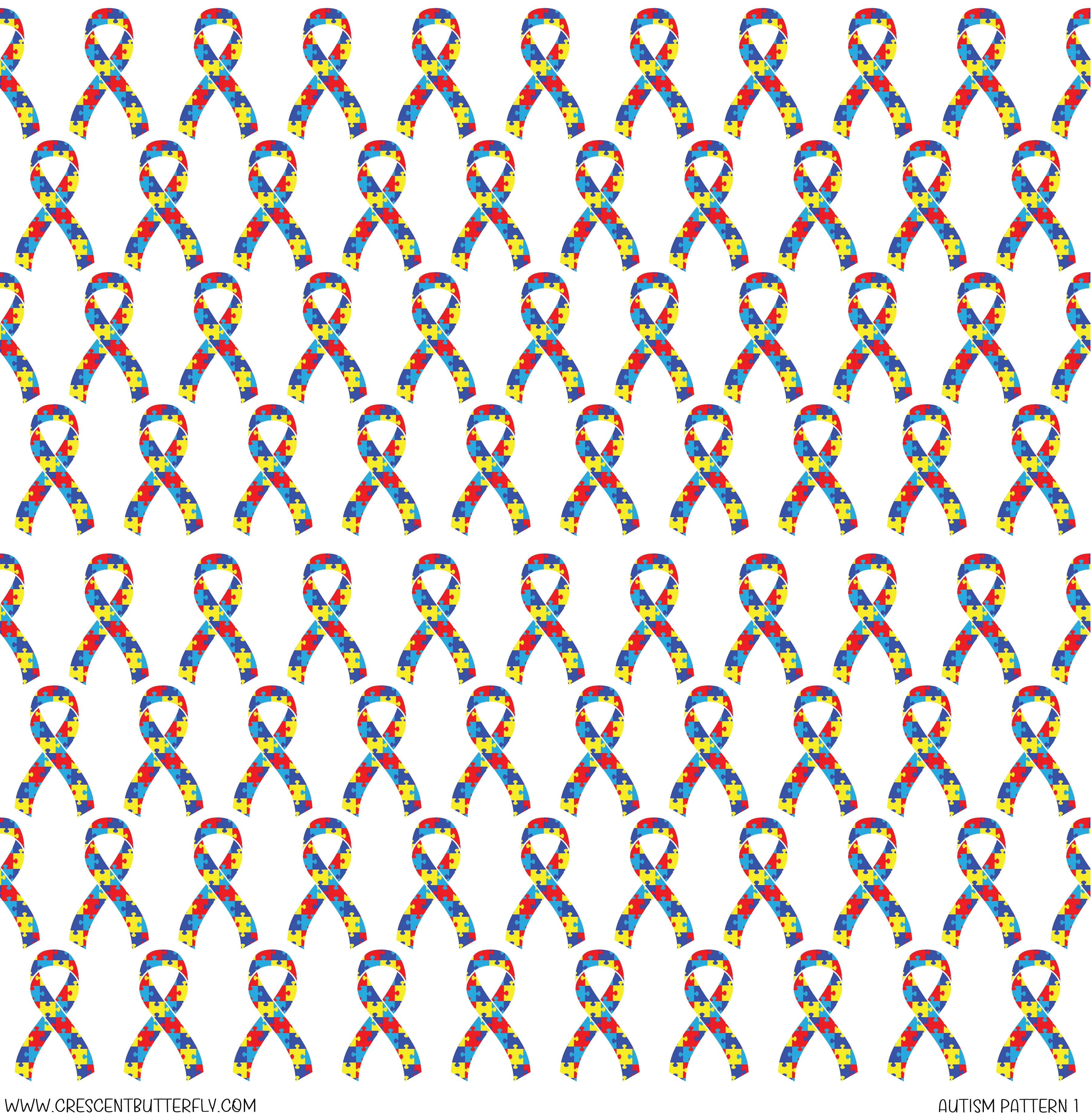 Autism Pattern 1 Vinyl Sheet/Wrap