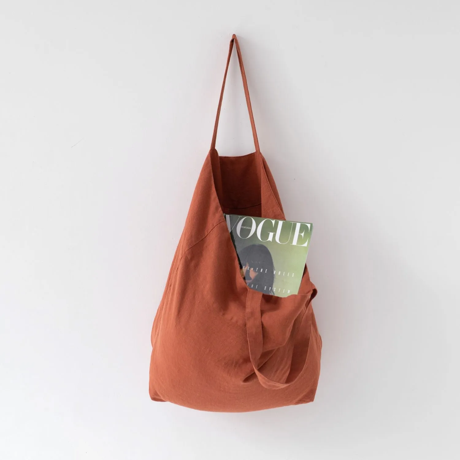 Baked Clay Large Linen Bag