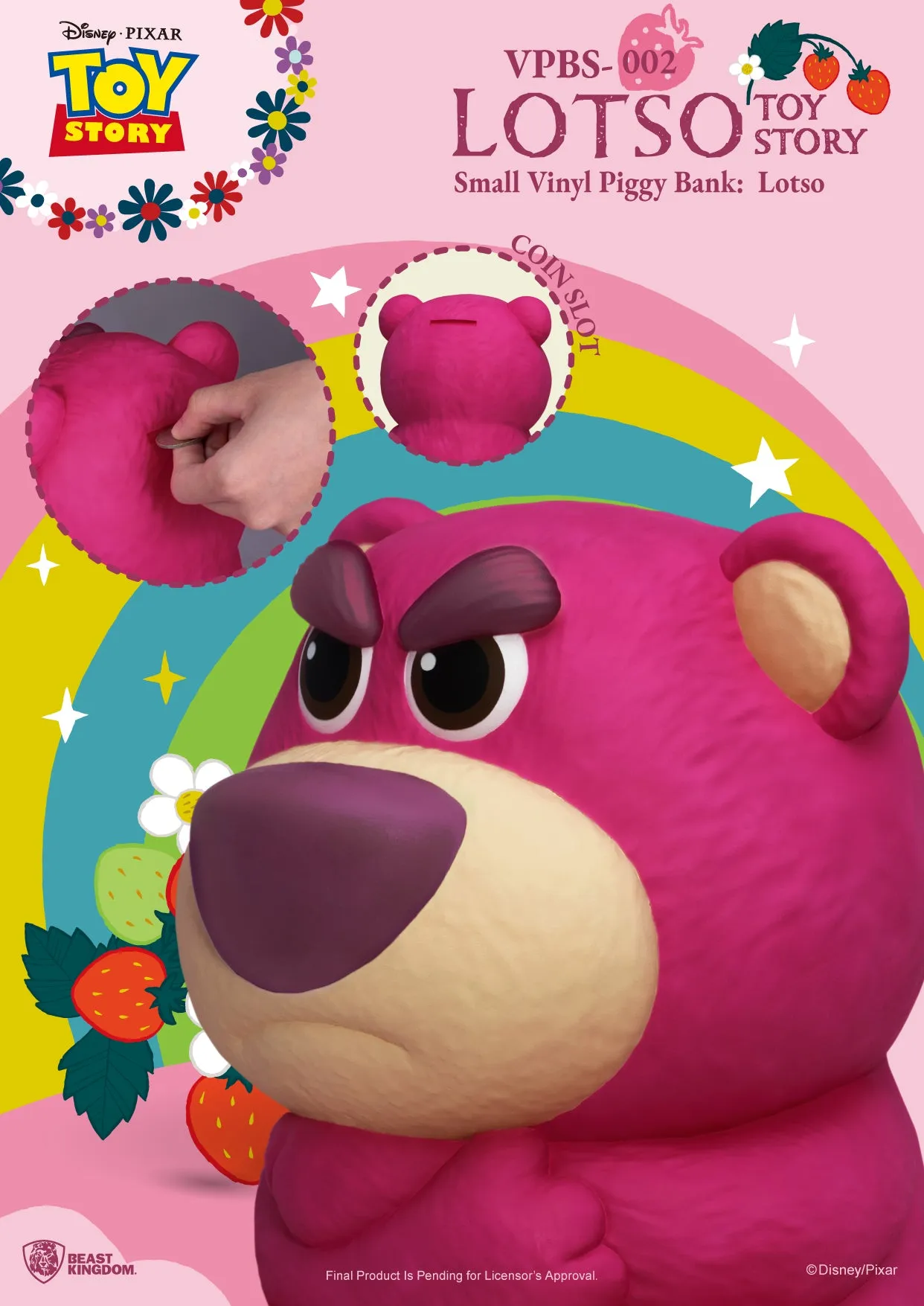 Beast Kingdom VPBS-002 TOY STORYS Small Vinyl Piggy Bank: Lotso