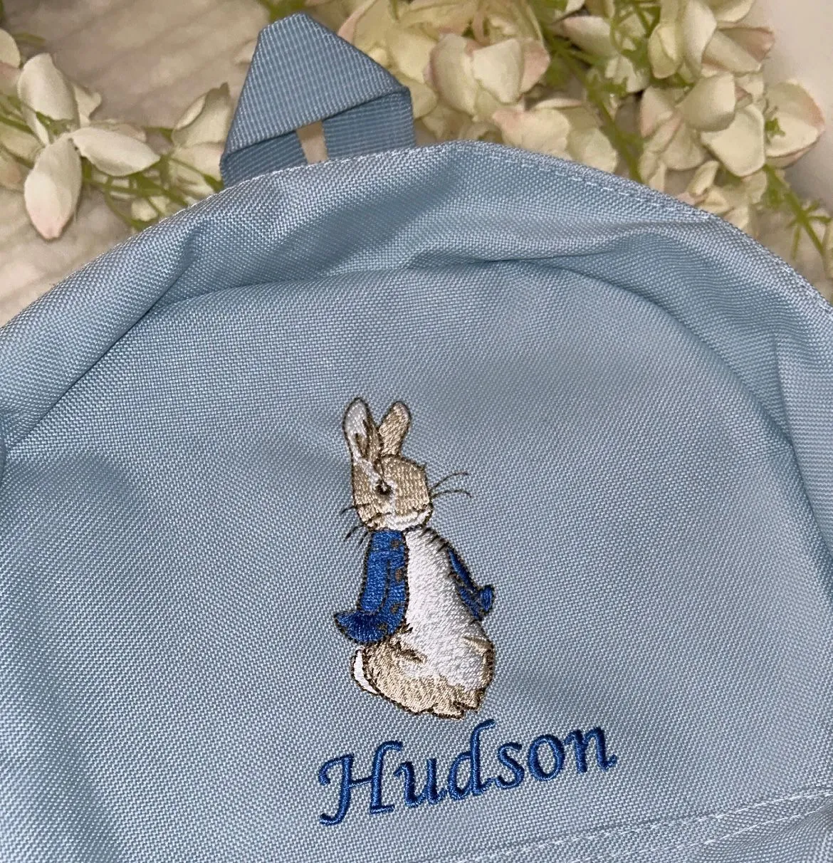 Blue Personalised backpacks