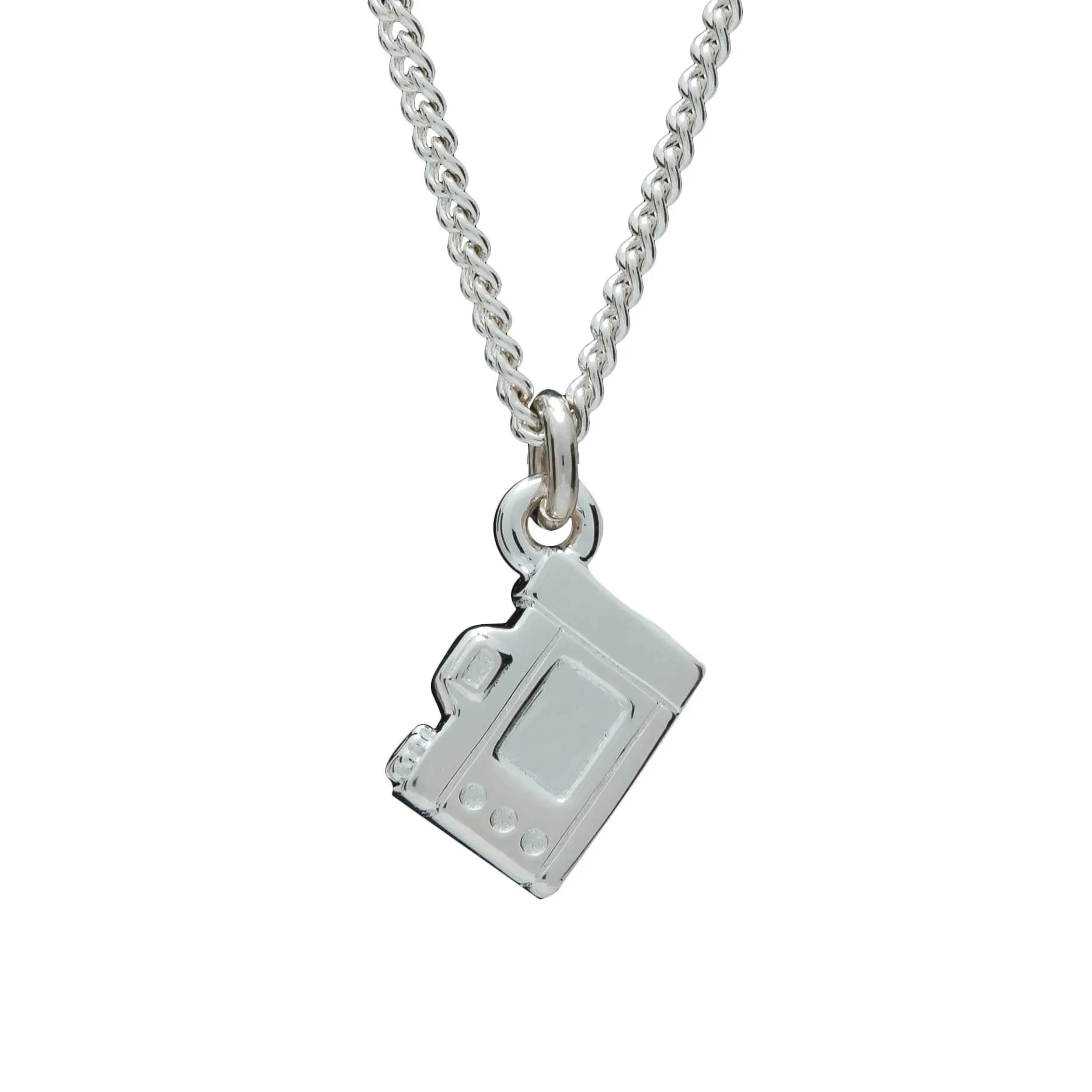 Camera Silver Necklace