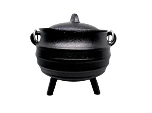 Cast Iron Striped Cauldron