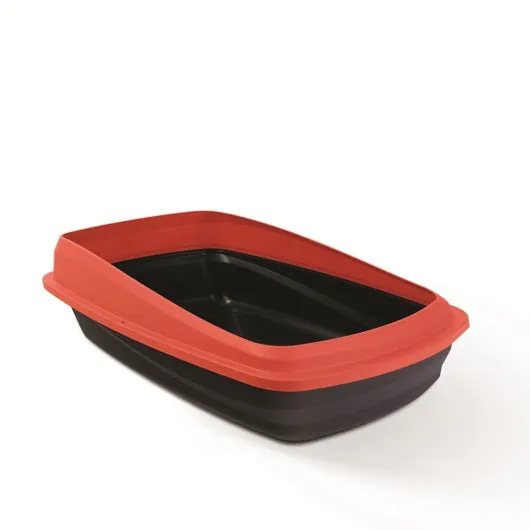 Cat Love Litter Pan With Removable Rim Large