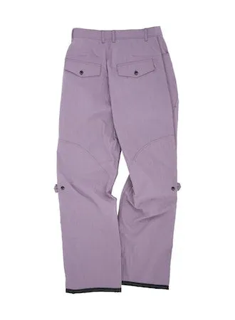 Crack Nylon Inside-Out Trouser | Purple