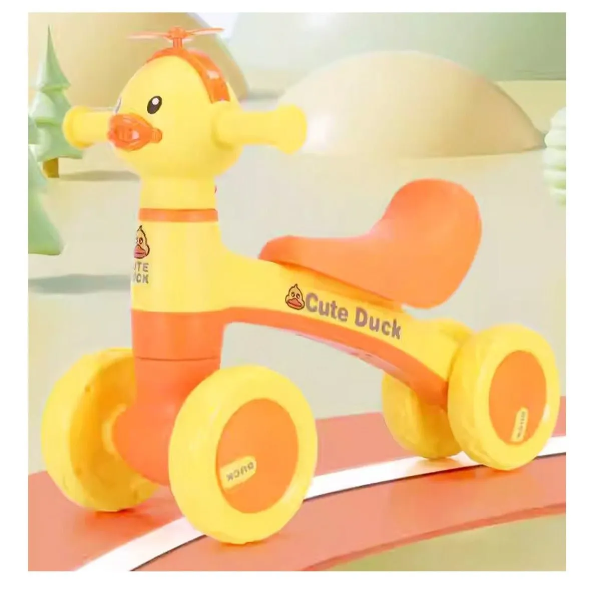 Cute Duck Theme Baby Push Scooter | 4 Wheels