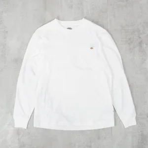 Dickies Luray L/S Pocket Tee - White