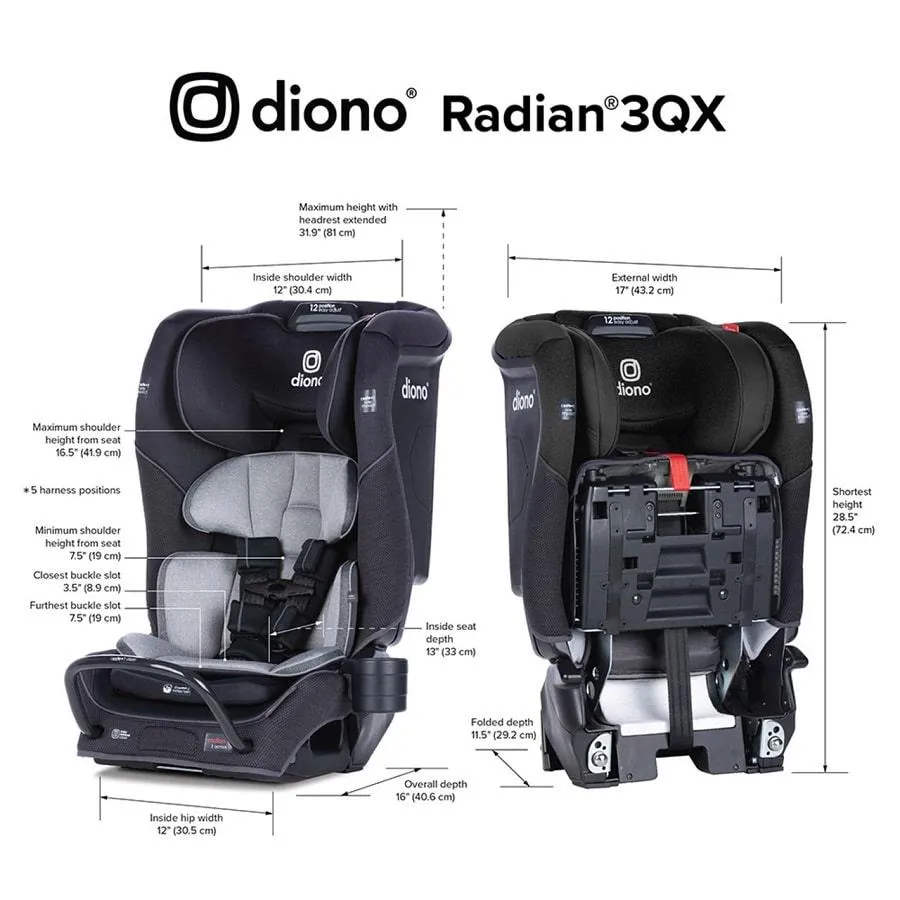 Diono Radian® 3QX® SafePlus™ Convertible Car Seat