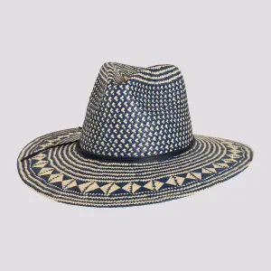 Eppie | Mens Two Tone Toyo Straw Sun Hat