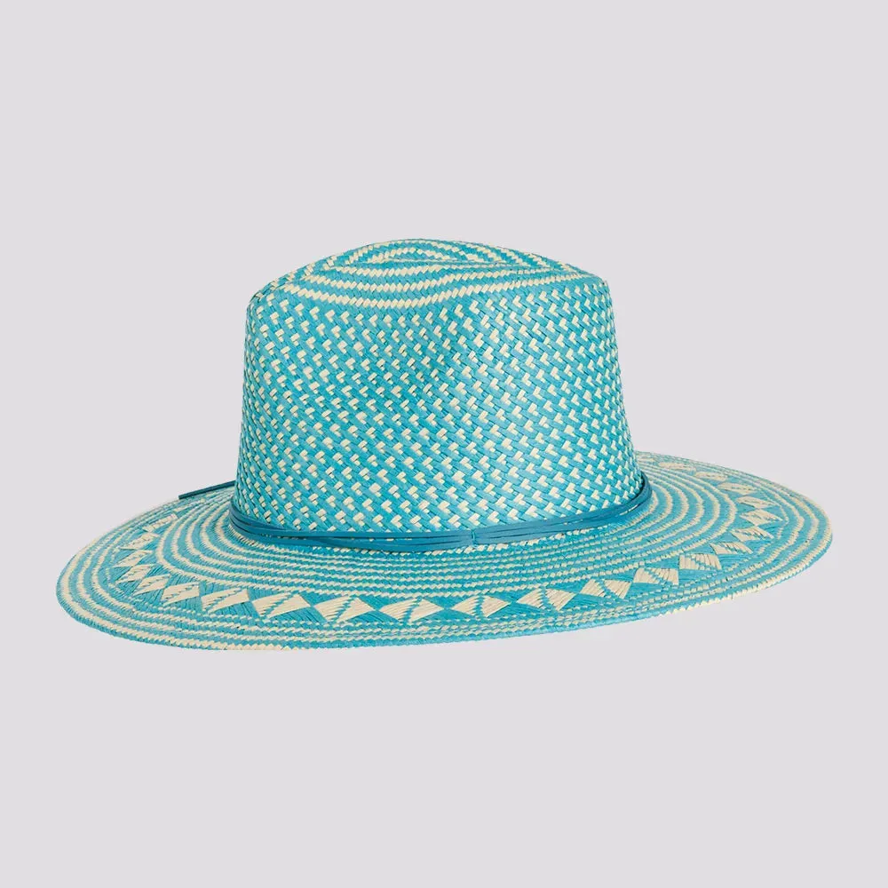 Eppie | Mens Two Tone Toyo Straw Sun Hat