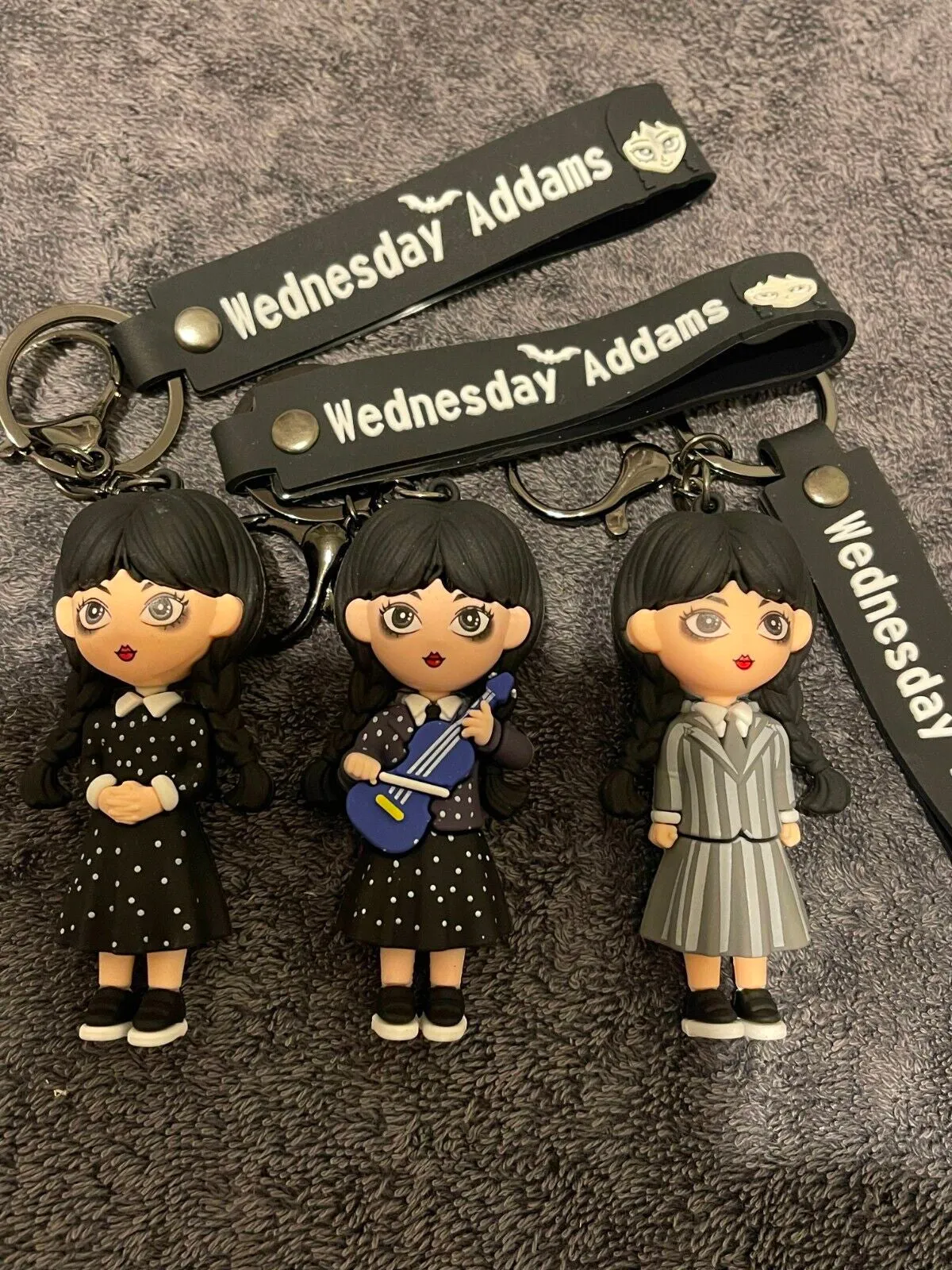 Fancydresswale  Wednesday Merchandise Keychain -Gift for Girls- Wednesday school uniform