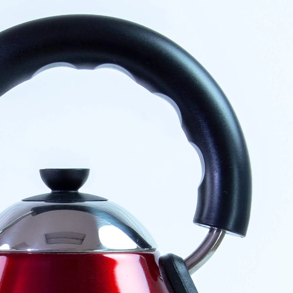 Fast Boil Pyramid Shape Cordless Kettle, 1.7 Litre, 2200 W, Red