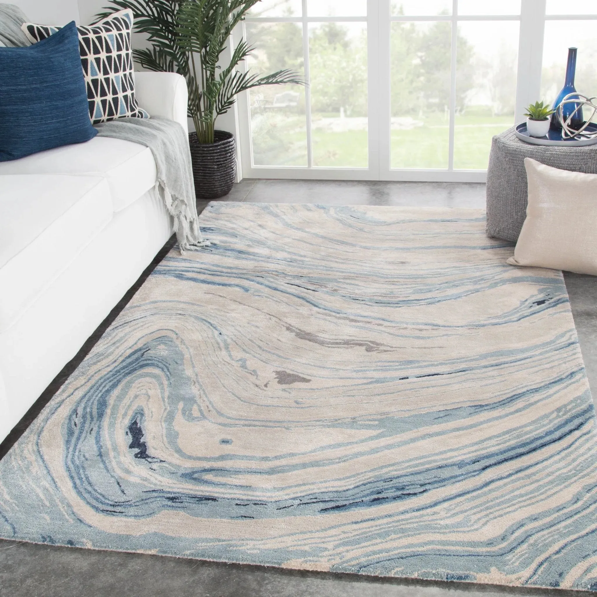 Genesis GES22 Blue/Grey Rug