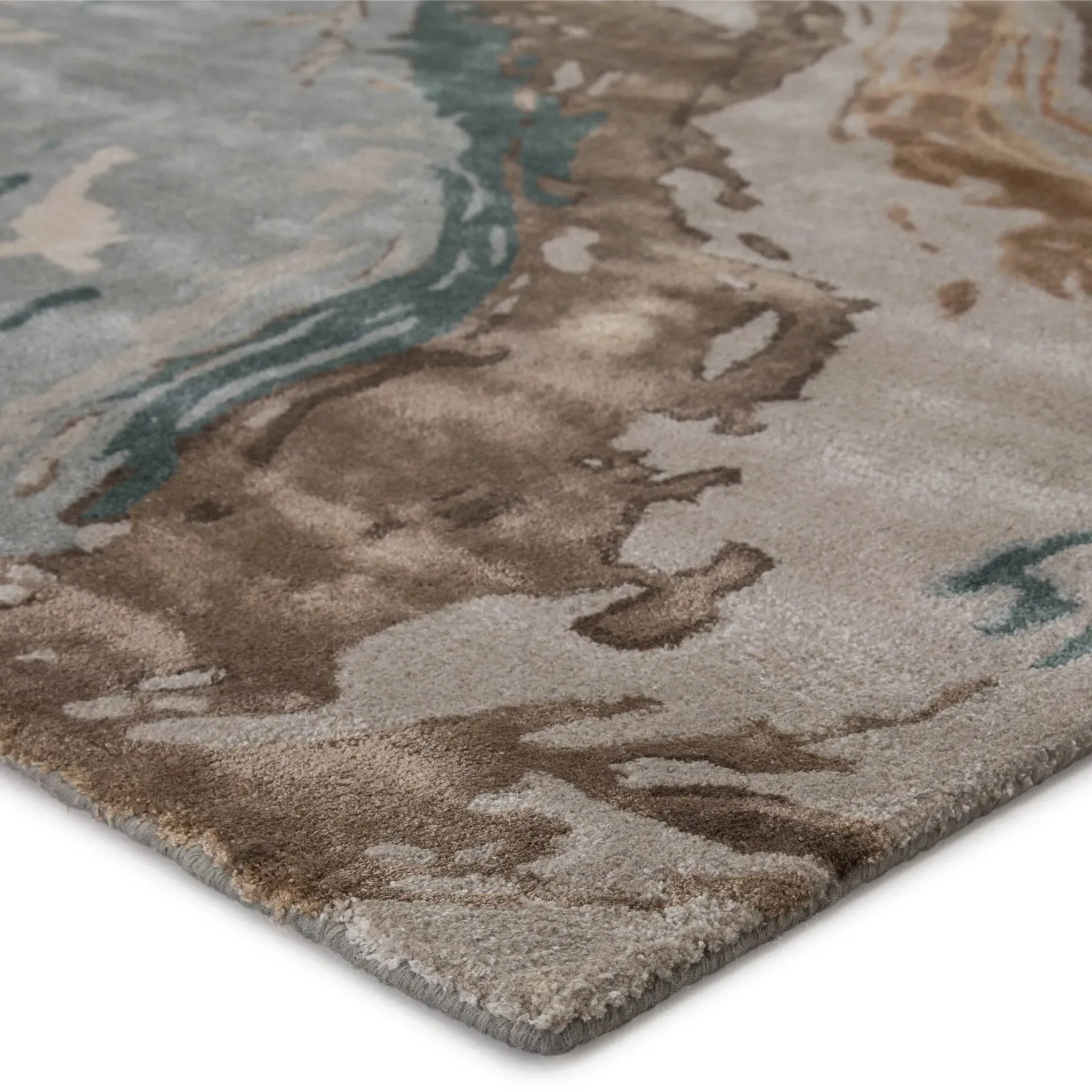 Genesis GES37 Teal/Light Grey Rug