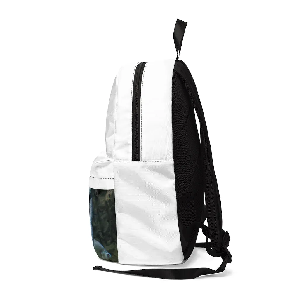 Glitter Green Fish Unisex Classic Backpack