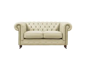 Grand Chesterfield | 2 Seater Sofa | Milton Stone