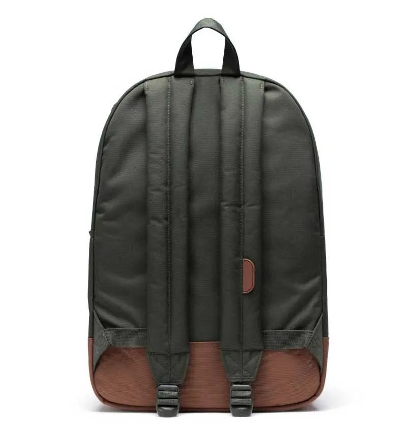 Herschel Supply Co. Heritage Backpack – Dark Olive/Saddle Brown