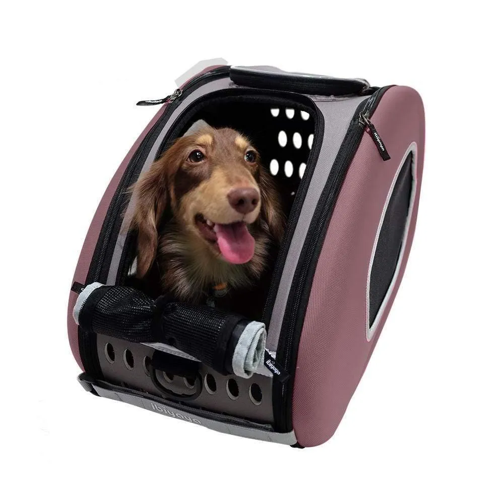 Ibiyaya® 4-in-1 Pet Carrier & Trolley | Chocolate