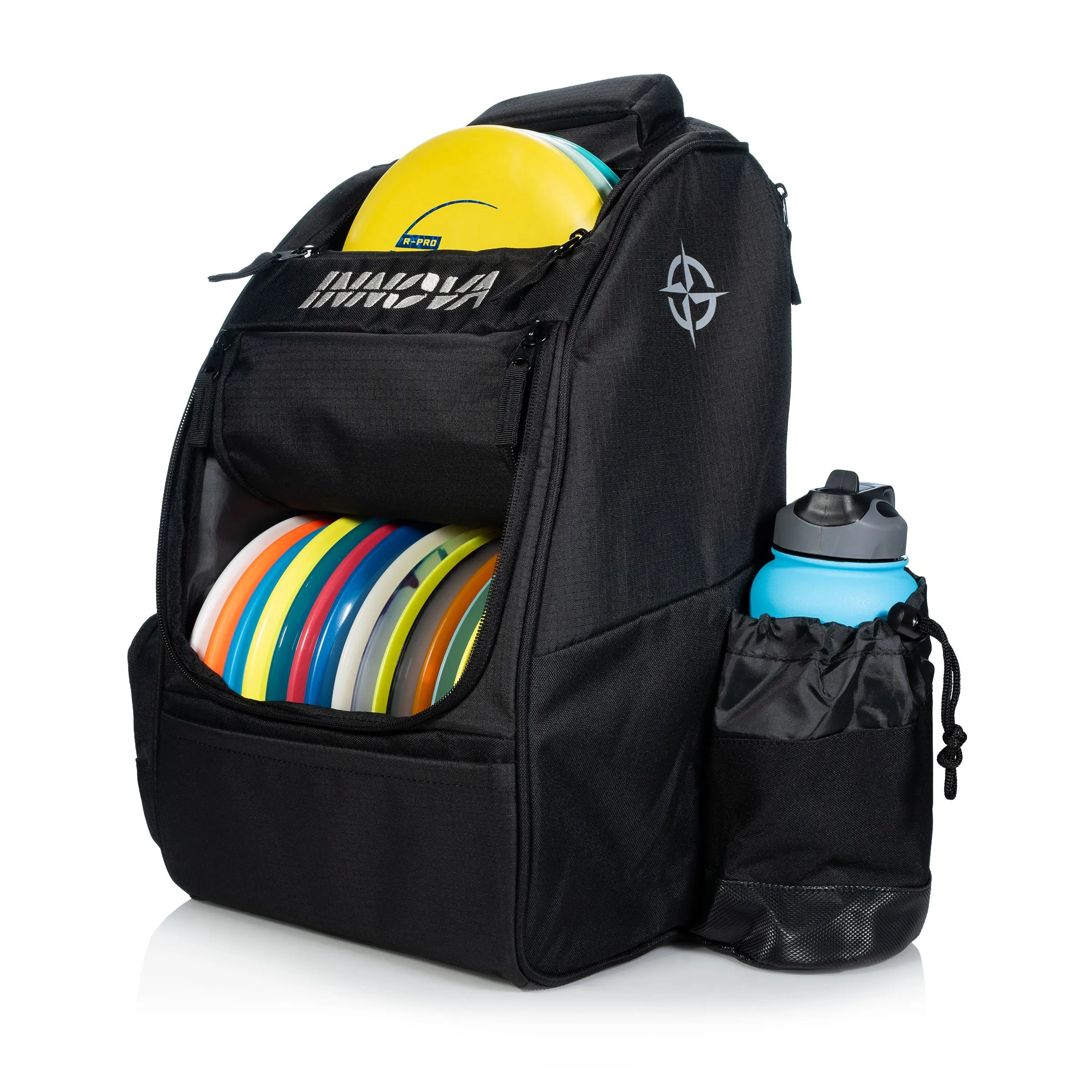 Innova Adventure Disc Golf Backpack - Black/Black