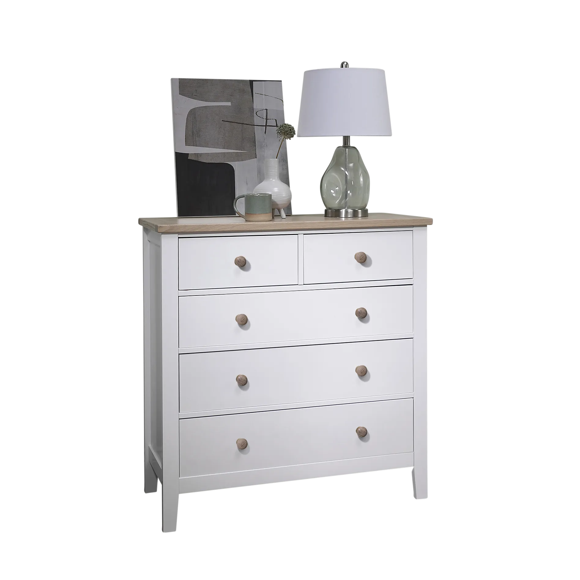 Jäkkvik 2 3 Chest of Drawers in White & Oak