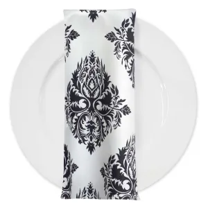 Lamour Print Table Napkin in Classic Damask