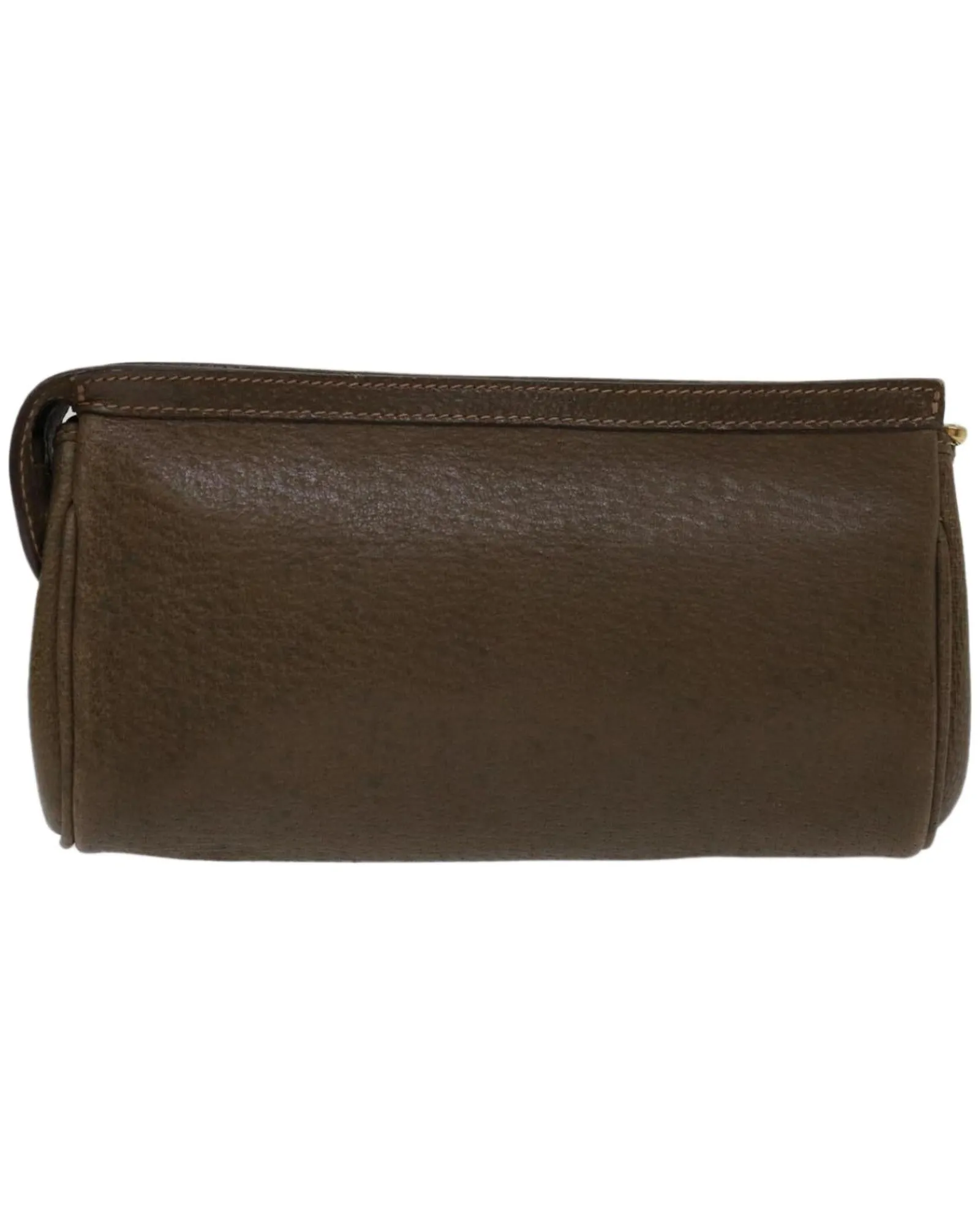 Leather Web Pouch with Signature Sherry Line Design