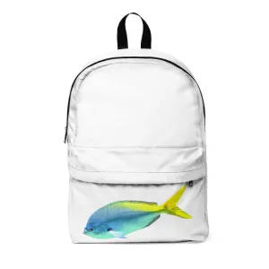 Light Blue and Yellow Fish Unisex Classic Backpack