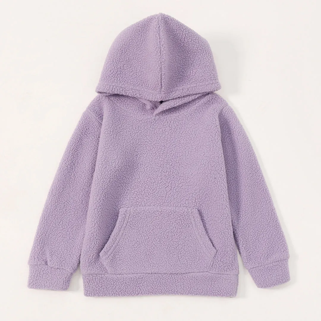 Lilac Kids Unisex Sherpa Pullover