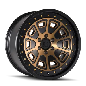 MAYHEM 8301 | MATTE BLACK W/BRONZE TINT | 6x139.7 | 17x9 | -12mm