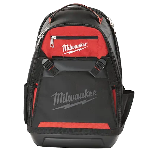 Milwaukee 48-22-8200 1680 Denier 35 Pocket Jobsite Backpack w/ Laptop Sleeve and Molded Plastic Base