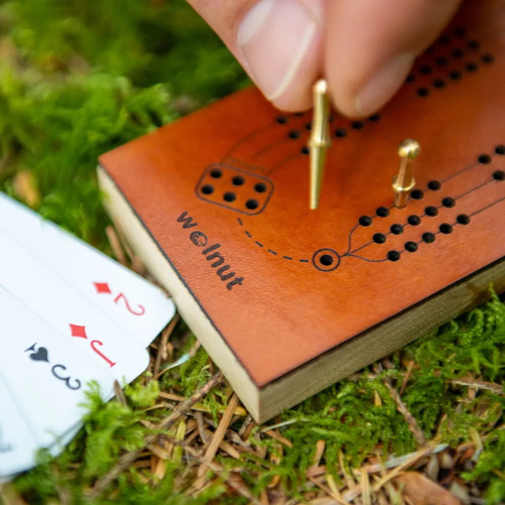 Mini Deluxe Travel Cribbage Board