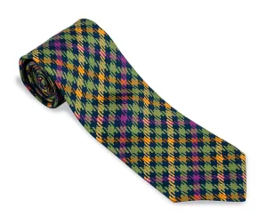 Navy Gun Club Check Necktie - F5568