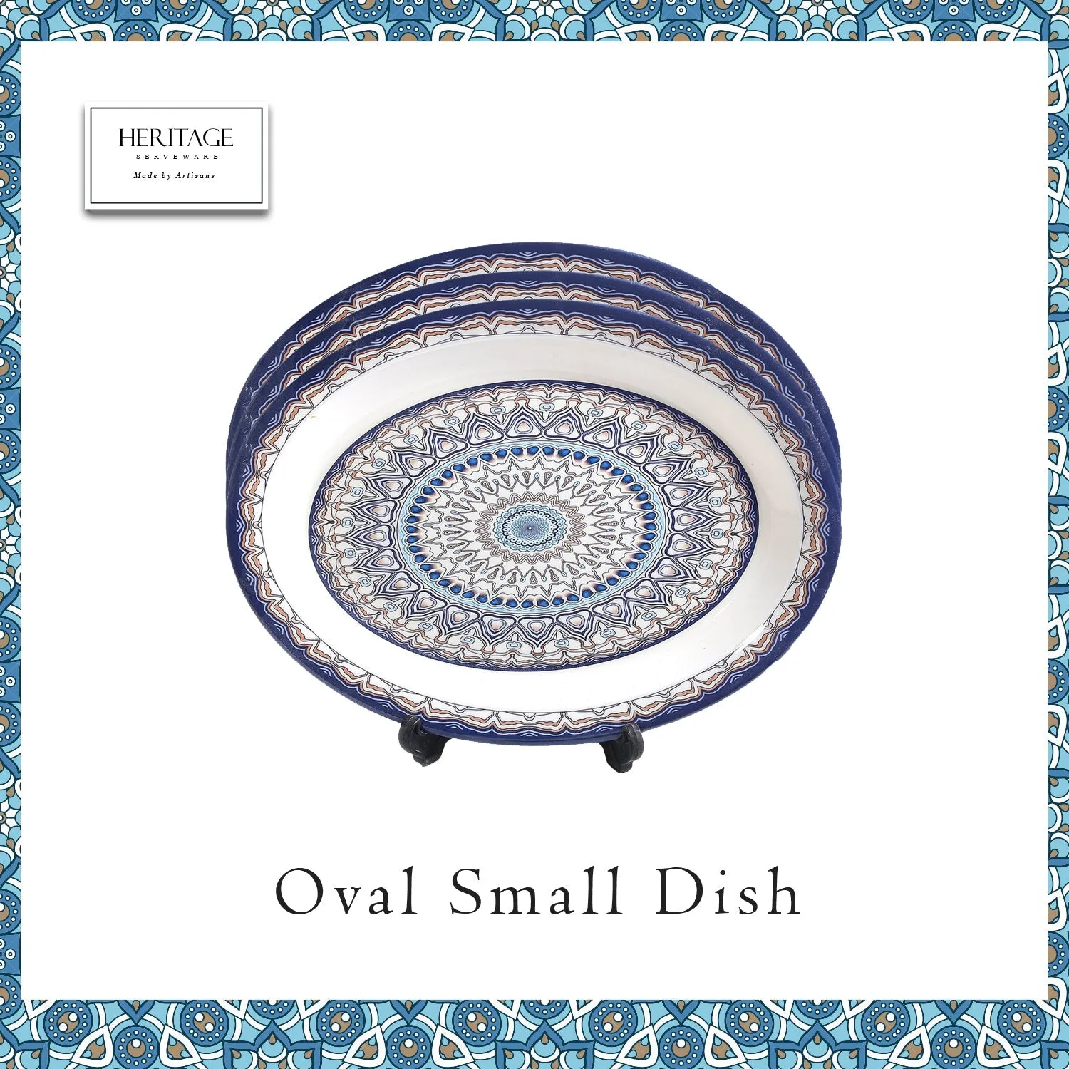 Oval Large Dish (Pack of 3)