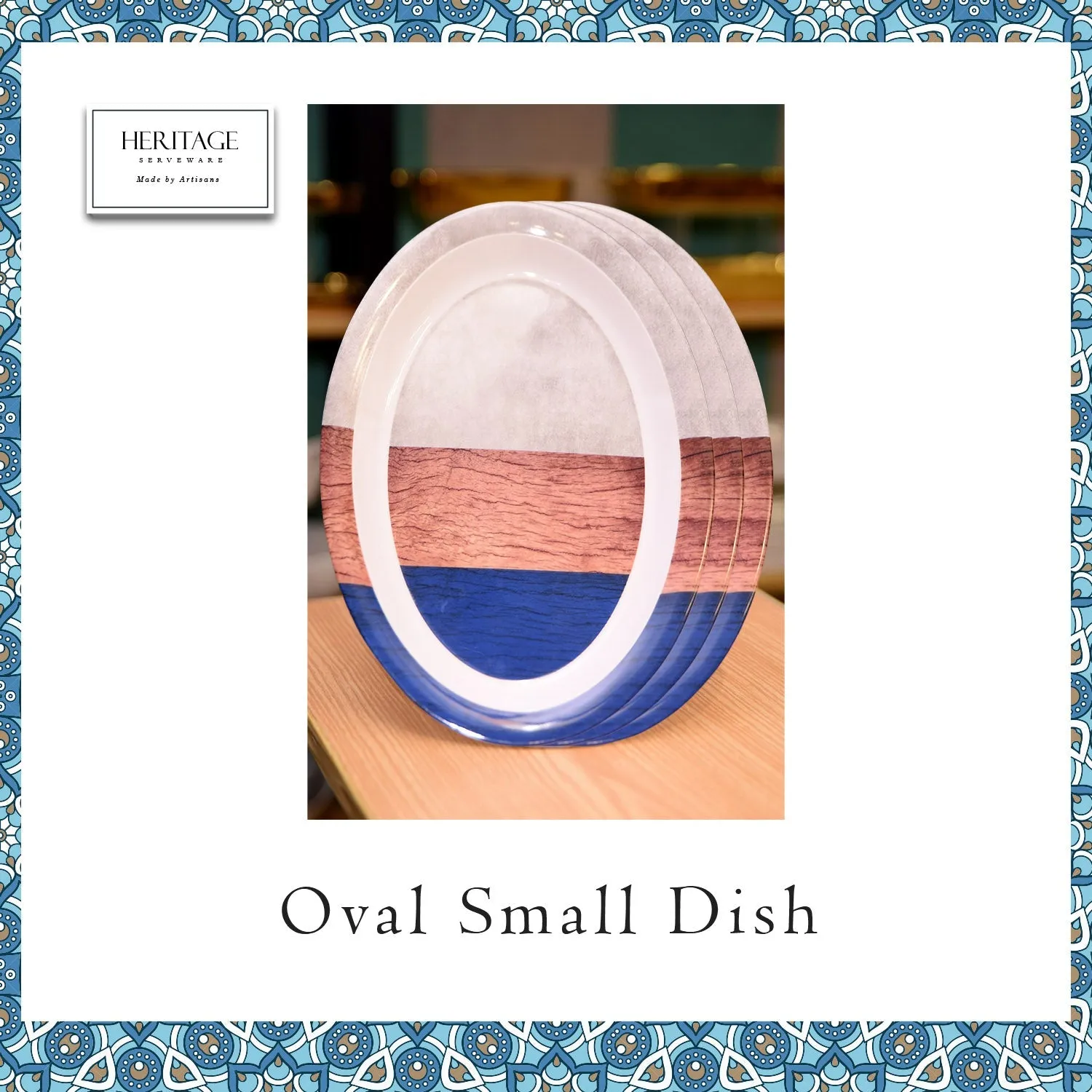 Oval Large Dish (Pack of 3)