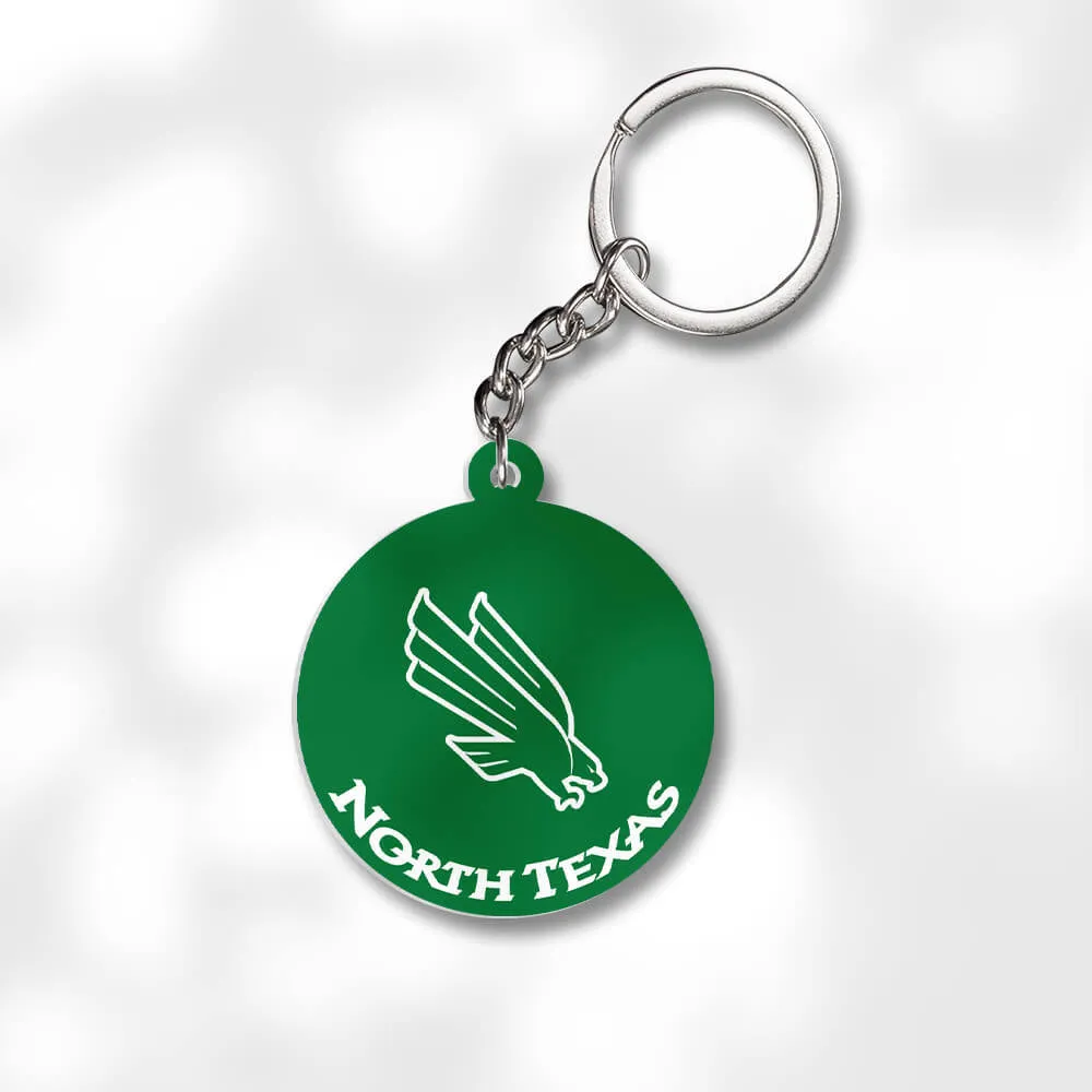 Pack 3 University of North Texas Keychains