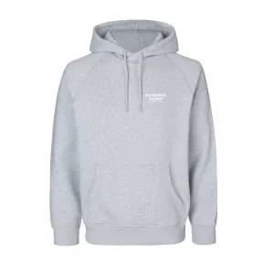 PAS NORMAL STUDIOS Off Race Small Logo Hoodie AW23 - Grey/White