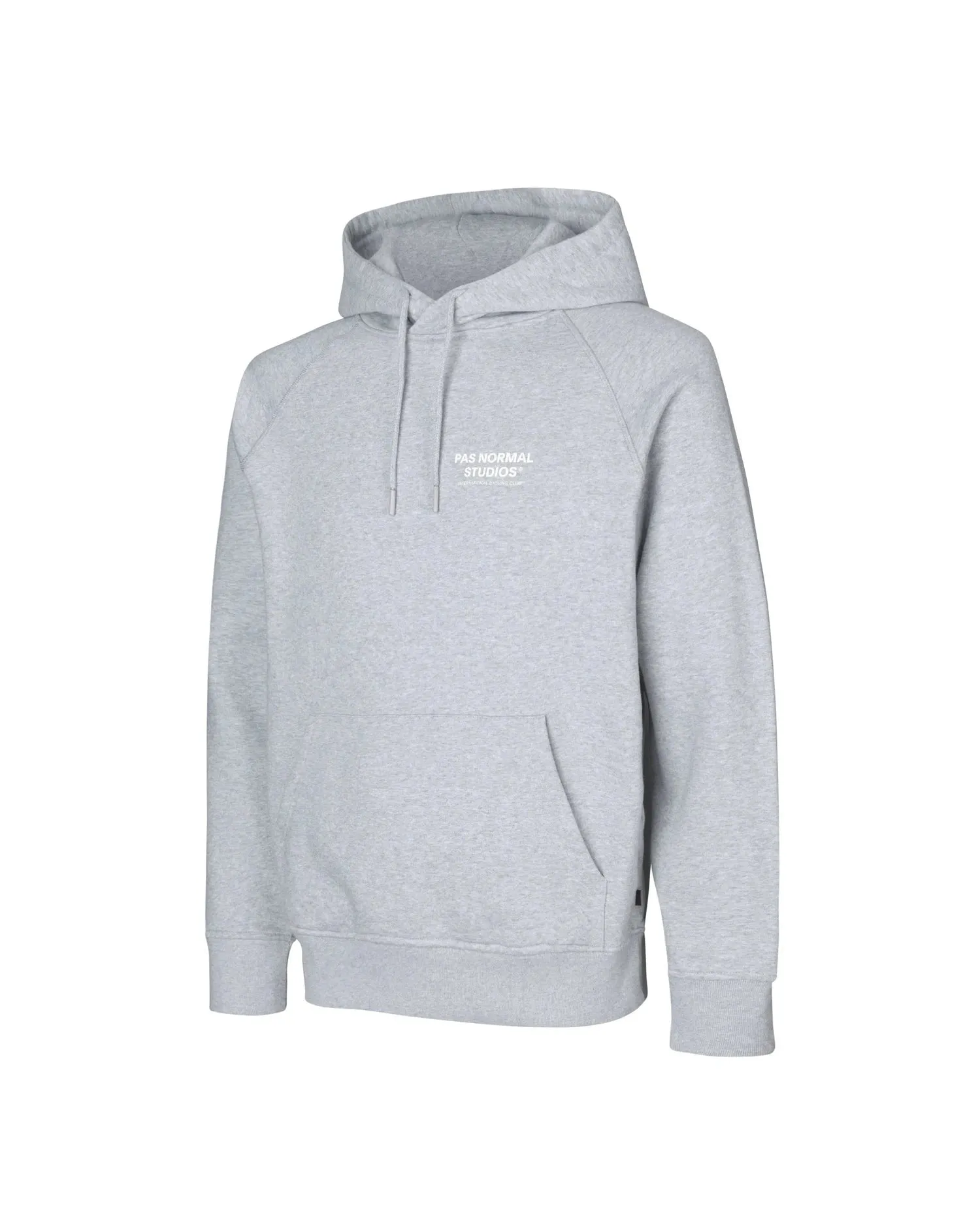 PAS NORMAL STUDIOS Off Race Small Logo Hoodie AW23 - Grey/White