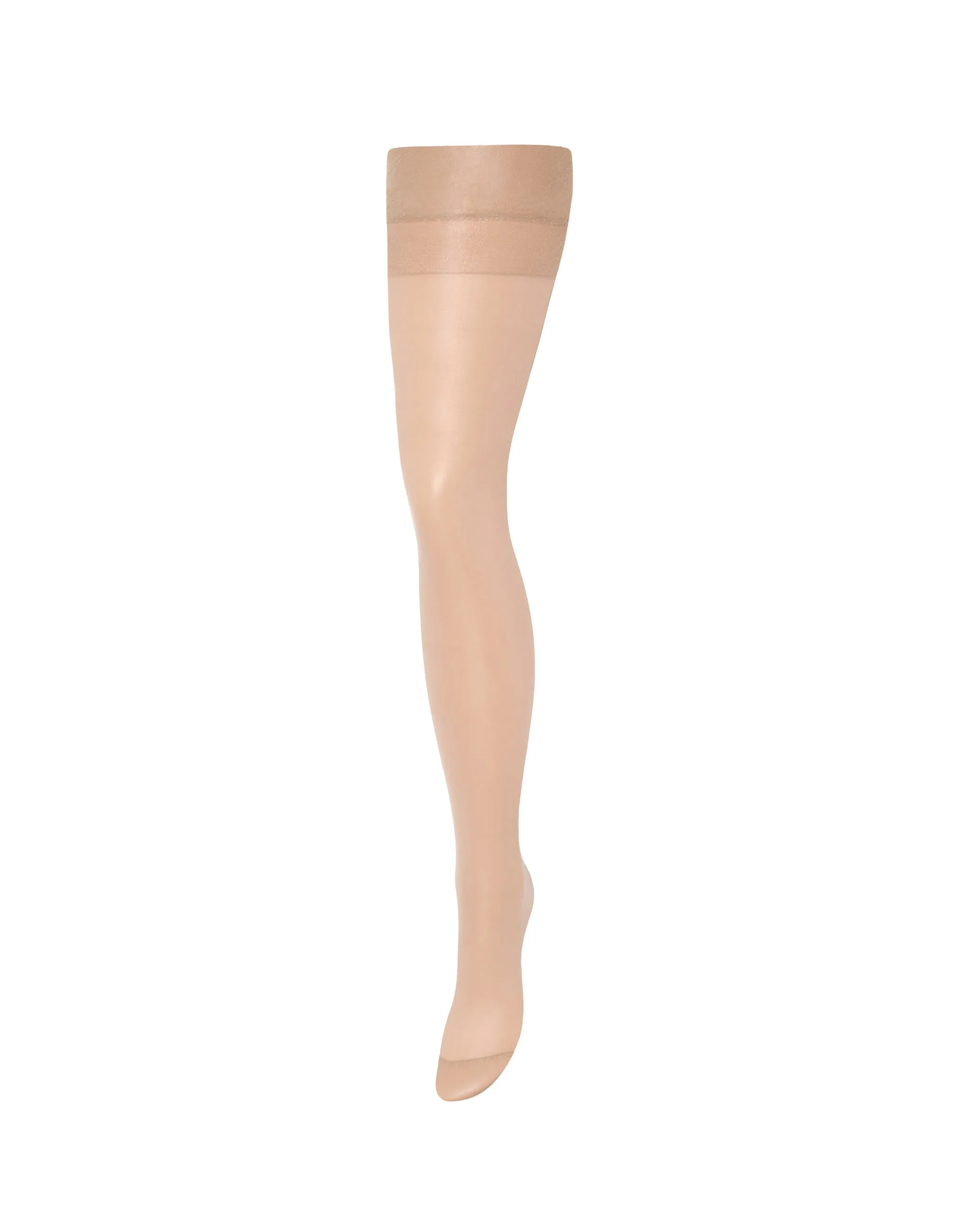 Plain Leg/Plain Top Stockings Champagne