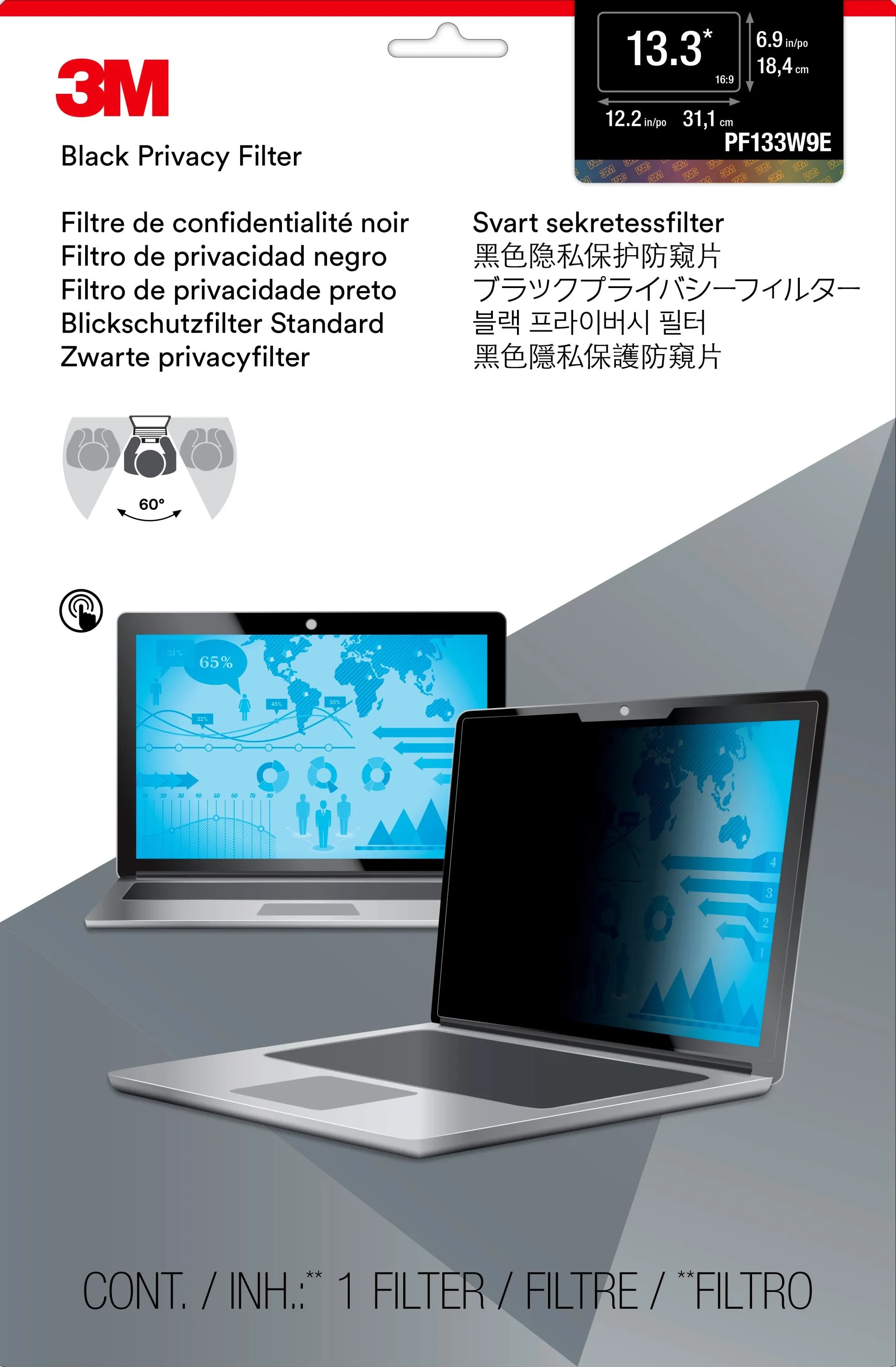 Privacy Filter 13,3" 16:9