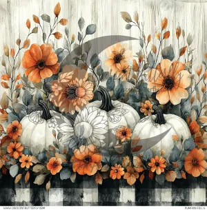 Pumpkin Fall 6 Printed Vinyl Sheet/Wrap