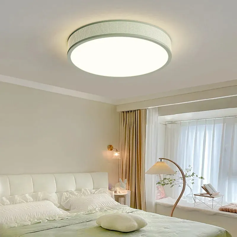 QIYI Jommen Circle Square Cream Style LED Ceiling Light