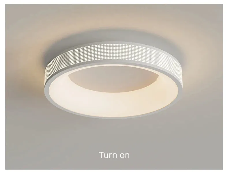 QIYI Jommen Circle Square Cream Style LED Ceiling Light