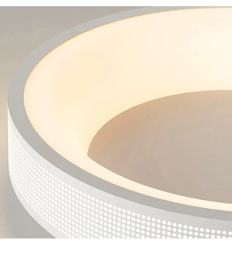 QIYI Jommen Circle Square Cream Style LED Ceiling Light