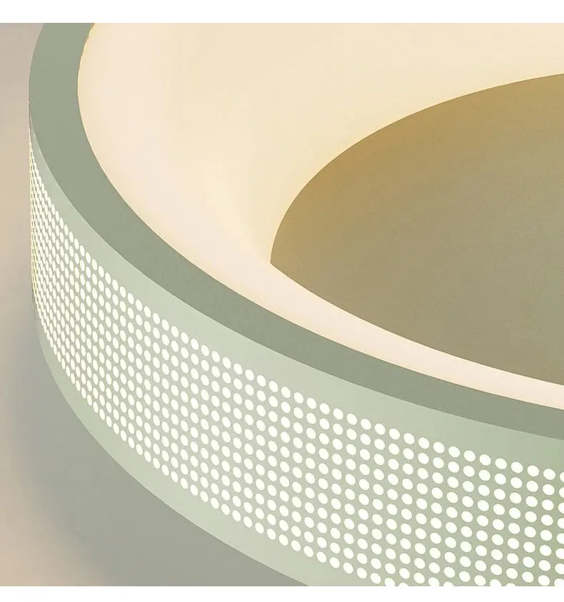 QIYI Jommen Circle Square Cream Style LED Ceiling Light