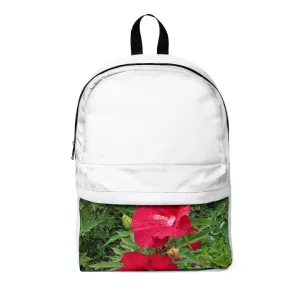 Red Flowers Unisex Classic Backpack