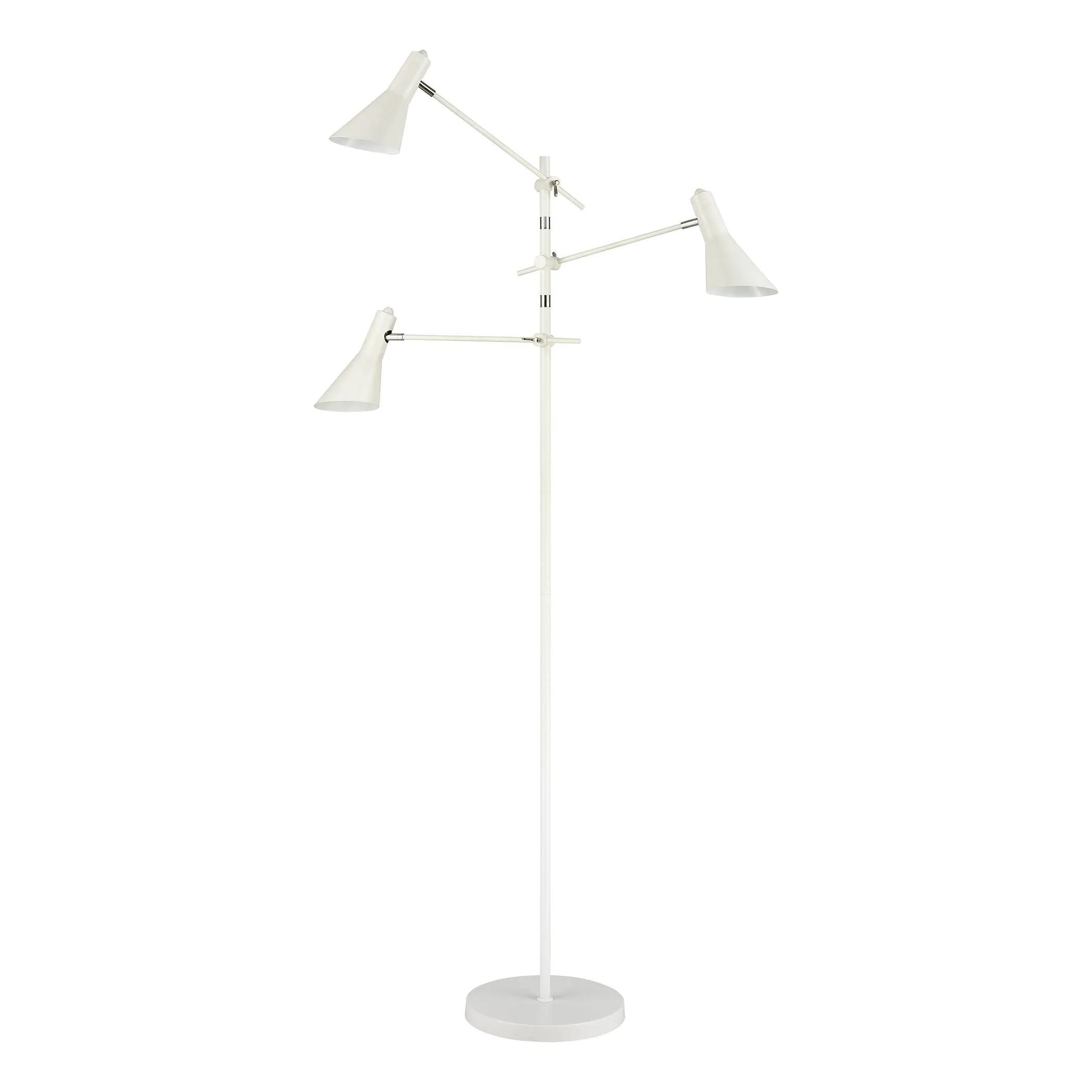 Sallert 72.75" Floor Lamp in White